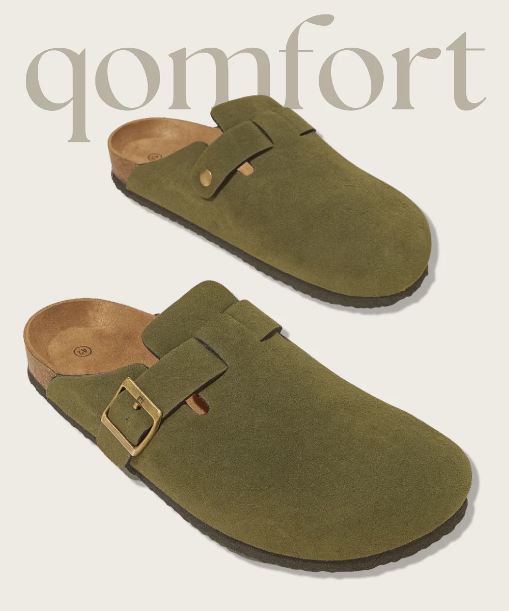 Genuine Suede Clogs by Qomfort - Image 4